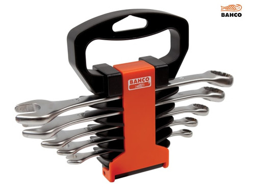 Bahco - Metric Chrome Polished Combination Spanner Set 5 Piece