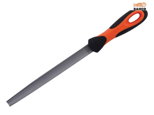 Bahco - Handled Half Round Second Cut File 1-210-08-2-2 200mm (8in)