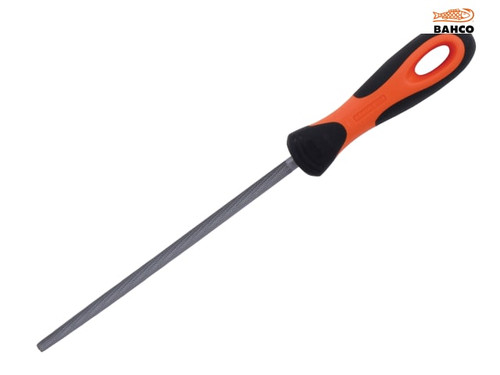 Bahco - Handled Round Bastard Cut File 1-230-08-1-2 200mm (8in)