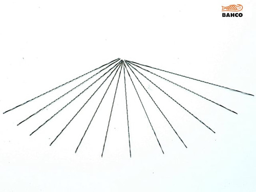 Bahco - 302-83S-12P Spiral Fret Saw Blades Medium 130mm (5in) (Pack of 12)