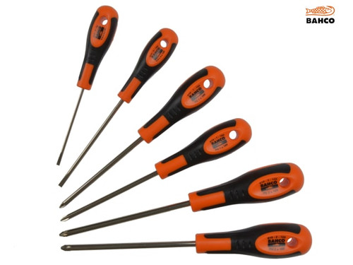 Bahco - 600 Series Screwdriver Set 6 Piece SL/PH/PZ