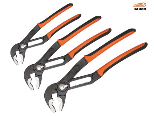 Bahco - 72 Series Quick Adjust Slip Joint Plier Set 3 Piece