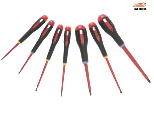Bahco - BE-9888S VDE ERGO™ Screwdriver Set 7 Piece SL/PZ