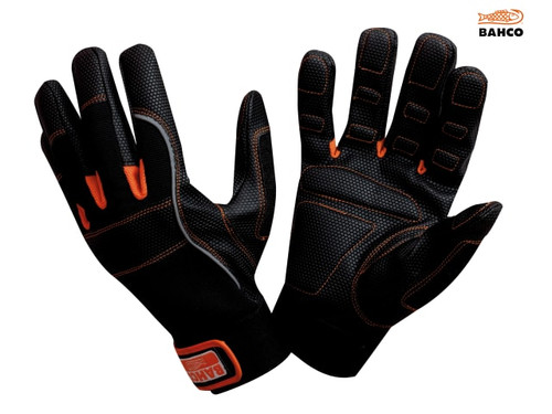 Bahco - Power Tool Padded Palm Gloves - Medium (Size 8)