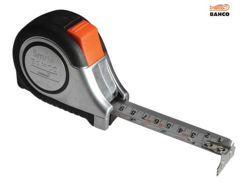 Bahco - MTS Reversible Magnetic Tip Auto Pocket Tape 5m/16ft (Width 25mm)