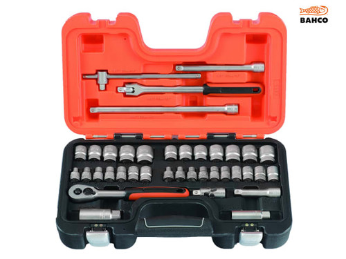 Bahco - S380 Socket Set of 38 Metric 3/8in Drive