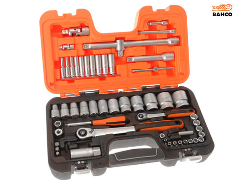 Bahco - S560 Socket Set of 56 Metric 1/4 & 1/2in Drive