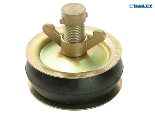 Bailey - 2416 Drain Test Plug 100mm (4in) - Brass Cap