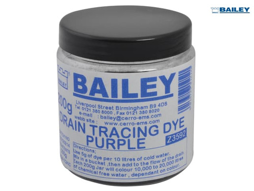 Bailey - 3592 Drain Tracing Dye - Purple