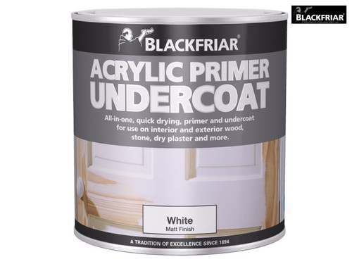 Blackfriar - Quick Drying Acrylic Primer Undercoat Grey 1 Litre