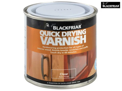 Blackfriar - Quick Drying Duratough Interior Varnish Clear Satin 500ml