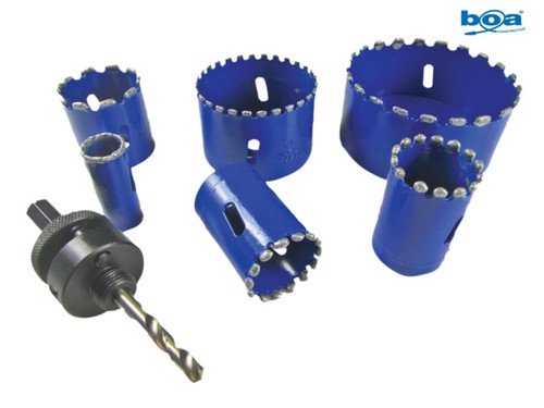 BOA - Kitchen & Bathroom Installer Kit Diamond Holesaw Set 6 Piece