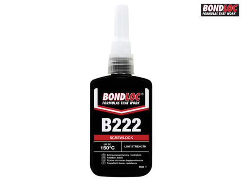Bondloc - B222 Screwlock Low Strength Threadlocker 50ml