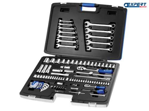 Expert - Socket & Spanner Set of 101 Metric 1/4 & 1/2in Drive