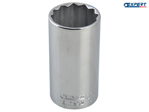 Expert - Bi-Hexagon Deep Socket 1/2in Drive 17mm