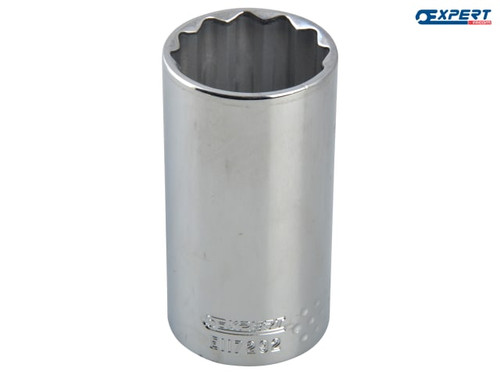 Expert - Bi-Hexagon Deep Socket 1/2in Drive 27mm