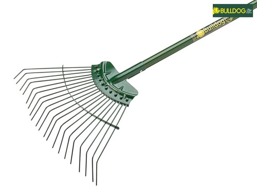Bulldog - Evergreen Lawn Rake Aluminium Shaft