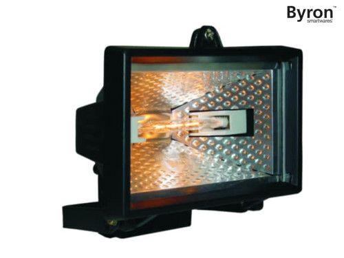 Byron - HL120W Halogen Floodlight White 120 Watt