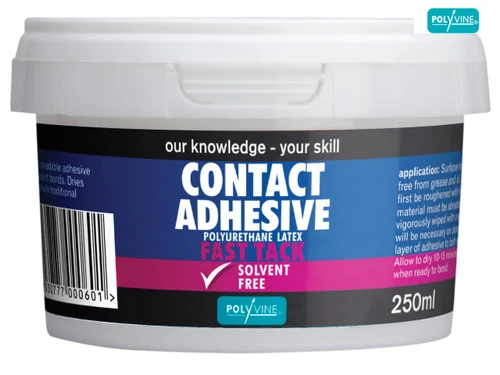 Polyvine - Contact Adhesive Solvent-Free Fast Tack 250ml