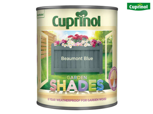 Cuprinol - Garden Shades Beaumont Blue 1 Litre - CUPGSBMB1L