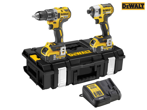DEWALT - DCK266P2 XR Brushless Twin Pack 18V 2 x 5.0Ah Li-ion