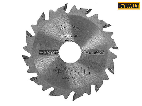DEWALT - DT1306 Extreme Biscuit Jointer Blade 102 x 22 x 12 Tooth