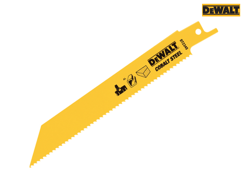 DEWALT - Cobalt Steel Sabre Blade General Purpose 152mm Pack of 5