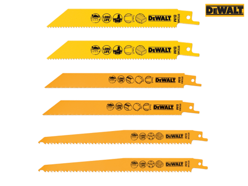 DEWALT - DT2444 Reciprocating Saw Blade Set 6 Piece