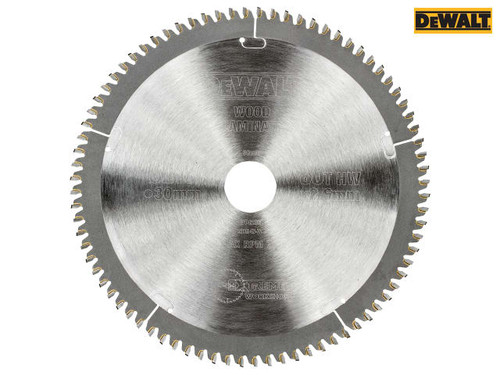 DEWALT - Series 40 Circular Saw Blade 216 x 30mm x 80T TCG/Neg