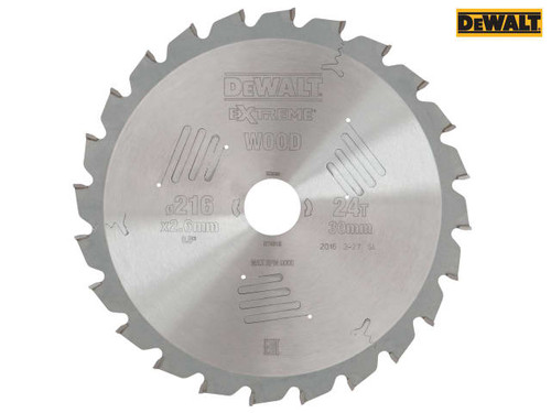 DEWALT - Series 60 Circular Saw Blade 216 x 30mm x 24T ATB/Neg