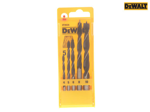 DEWALT - Brad Point Drill Bit Set 5 Piece 4-10mm