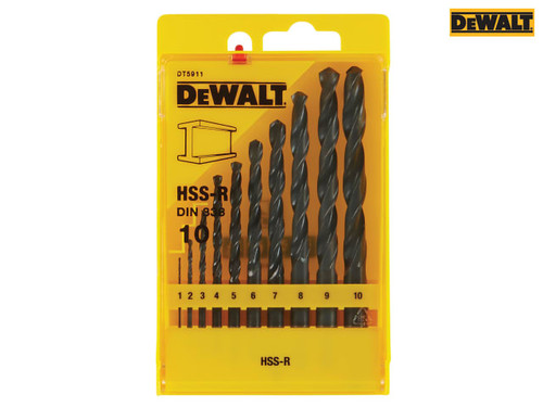 DEWALT - DT5911QZ HSS Jobber Drill Bit Set 10 Piece