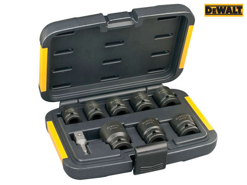 DEWALT - DT7507 Impact Socket Set of 9 Metric 1/2in Drive