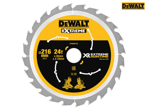 DEWALT - FlexVolt XR Circular Saw Blade 216 x 30mm x 24T