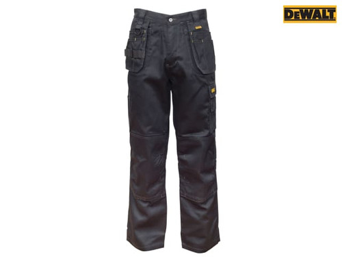 DEWALT - Thurlston 3D Stretch Black Trousers Waist 30in Leg 31in