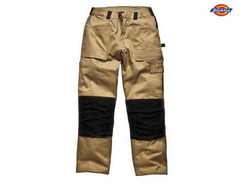 Dickies - GDT290 Trouser Khaki & Black Waist 38in Leg 33in