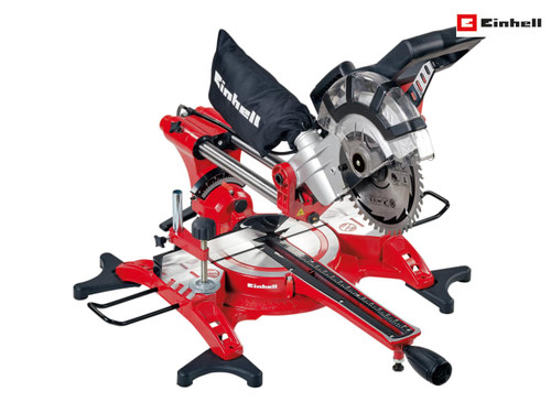 Einhell - TC-SM 2131 Dual Sliding Mitre Saw & Laser 210mm 1800W 240V