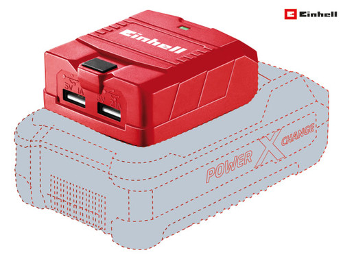Einhell - TE-CP 18 LI USB-Solo Power X-Change Battery Adaptor 18V Li-Ion