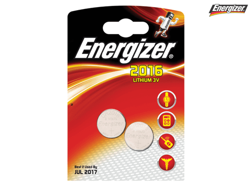 Energizer - CR2016 Coin Lithium Battery Pack of 2