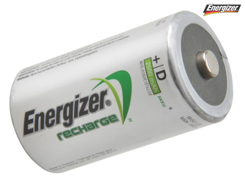 Energizer - D Cell Rechargeable Power Plus Batteries RD2500 mAh Pack of 2