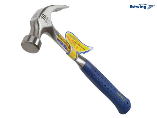 Estwing - E3/16C Curved Claw Hammer - Vinyl Grip 450g (16oz)
