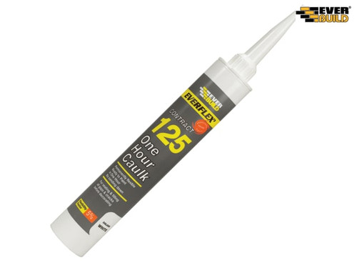 Everbuild - One Hour Caulk 125 White 310ml