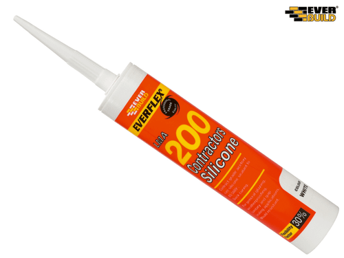 Everbuild - Contractors Silicone Sealant 295ml Brown 200
