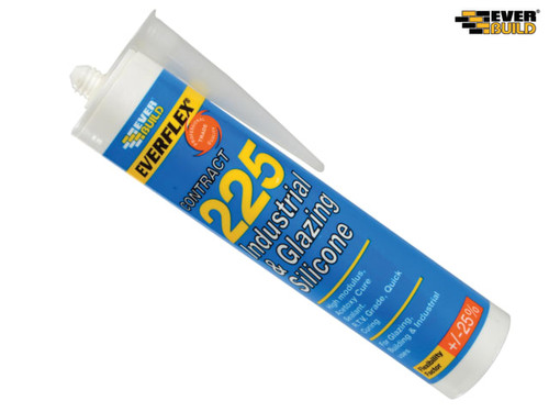 Everbuild - Industrial & Glazing Silicone Translucent 295ml 225