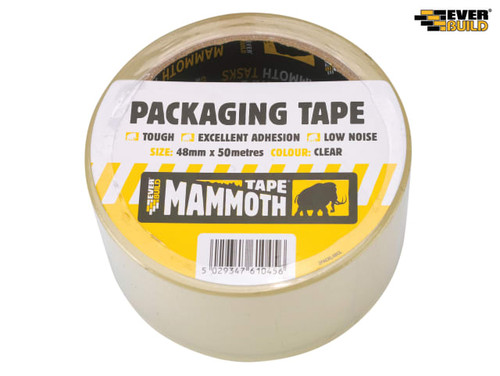 Everbuild - Retail/Labelled Packaging Tape Clear 48mm x 50m