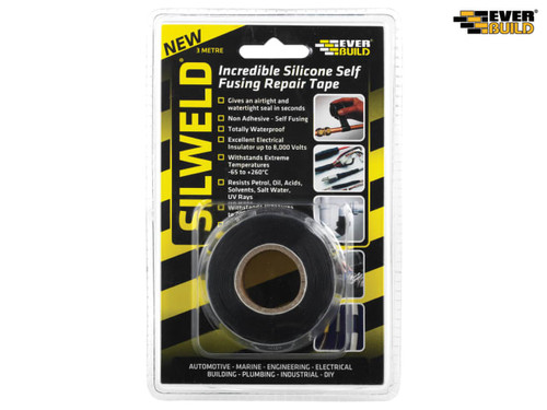 Everbuild - Silweld Tape Black 3m