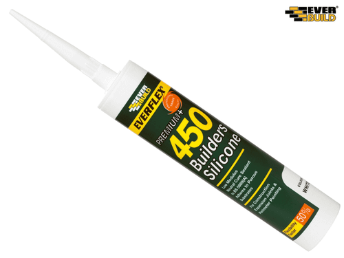 Everbuild - 450 Builders Silicone Sealant Black 310ml