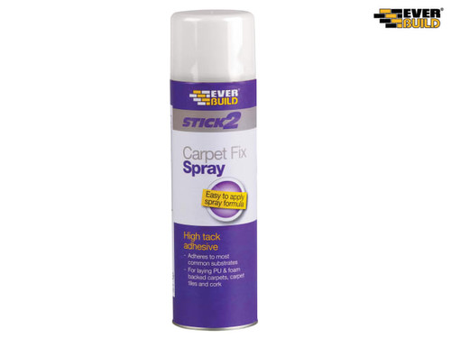 Everbuild - Carpet Fix Spray Adhesive Aerosol 500ml