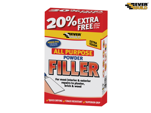 Everbuild - All Purpose Powder Filler 450g + 30% Free