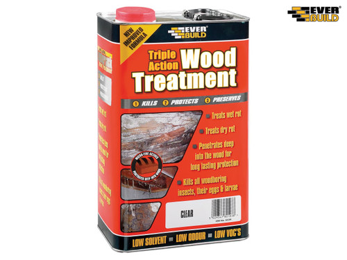 Everbuild - Triple Action Wood Treatment 5 Litre